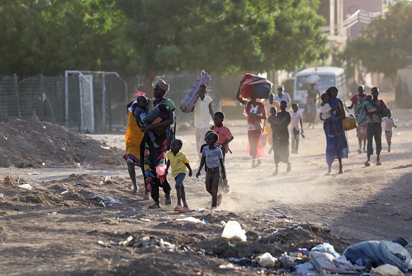 Med fire millioner barn på flukt, står Sudan overfor den største flyktningkrisen i verden akkurat nå. Foto: AFP